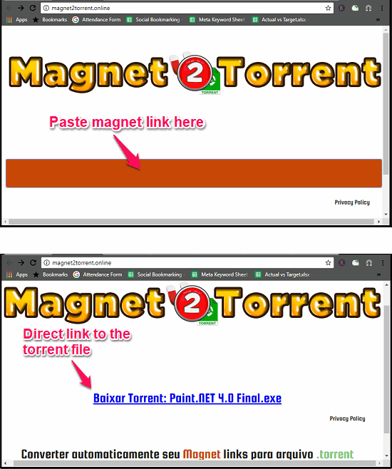 magnetic to torrent